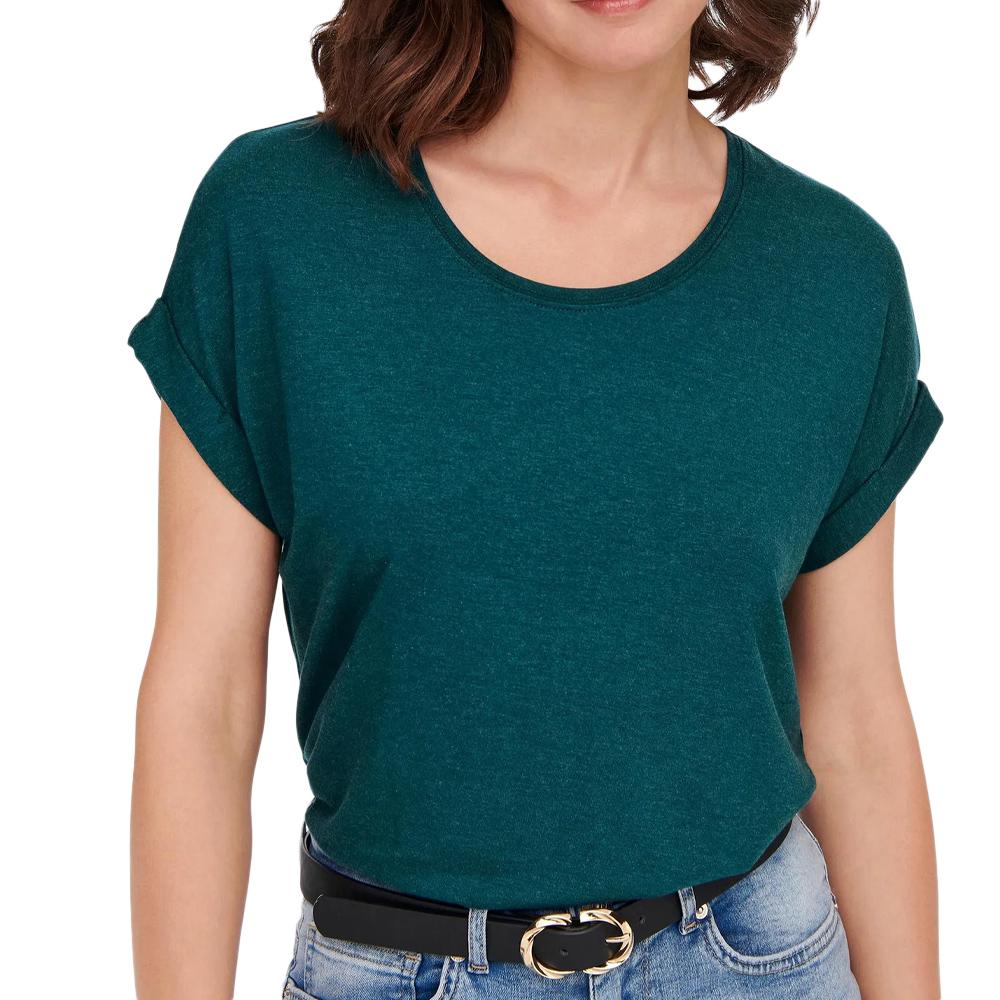 T-shirt Vert Foncé Femme Only Moster pas cher