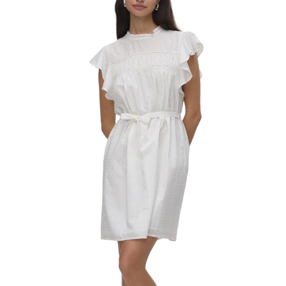 Robe Blanche Femme Vero Moda Trine pas cher