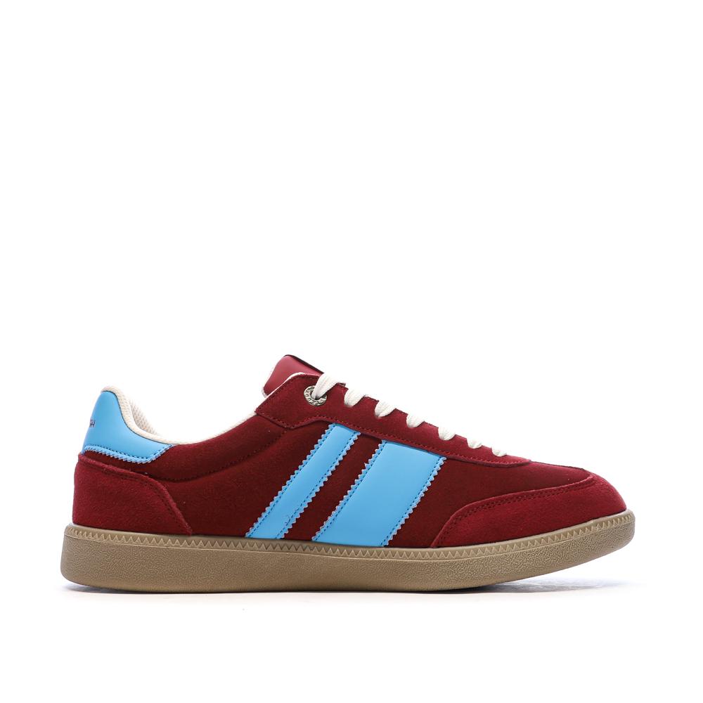 Baskets Bordeaux/Bleu Homme Teddy Smith Serraje vue 2
