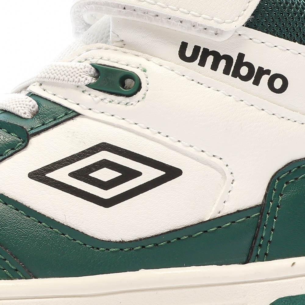 Baskets Vertes/Blanches Garçon Rouge Umbro Olly Vlc vue 7