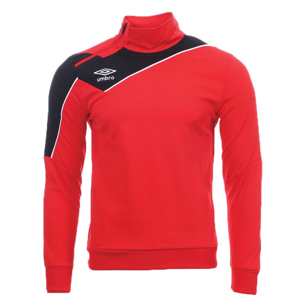 Sweat rouge/noir Homme Umbro Division 1 pas cher