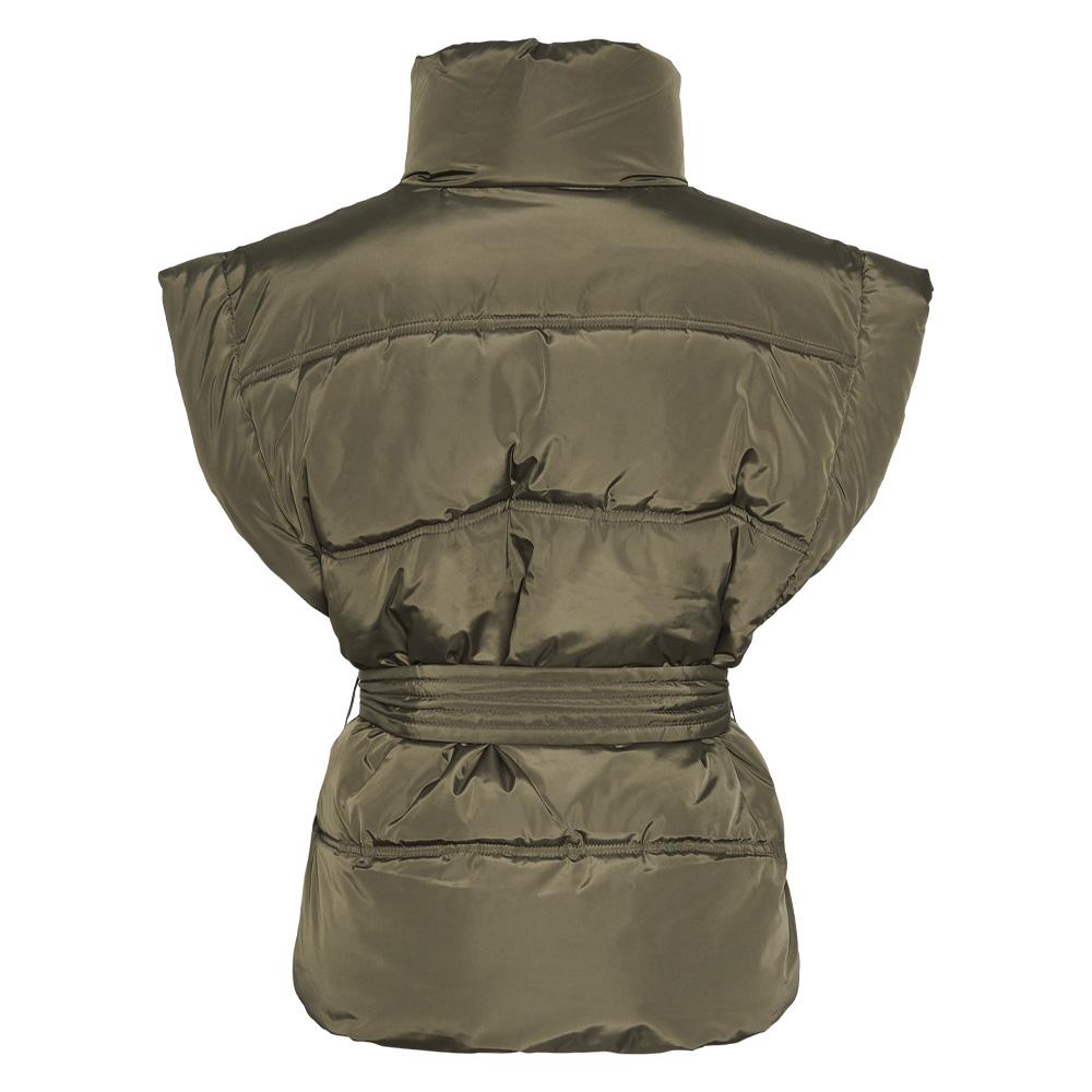 Blouson Kaki Femme Pieces Noora vue 2