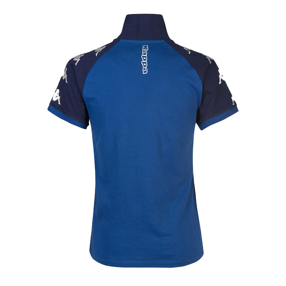 Polo Bleu Marine Homme Kappa Caldes vue 2