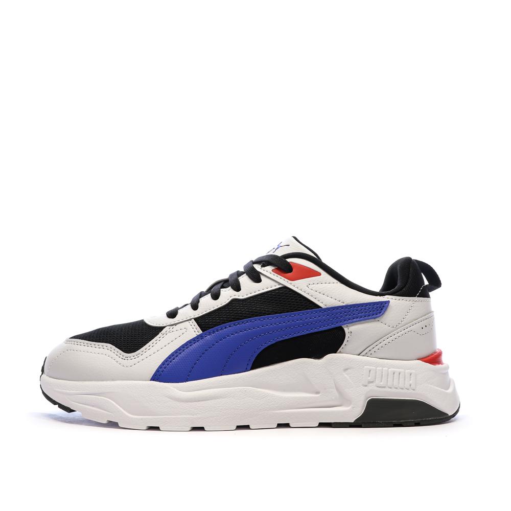 Baskets Noires/Blanches/Bleu Puma Homme Puma Trinity 2 pas cher