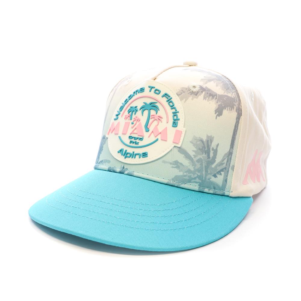 Casquette Beige/Bleu Homme Kappa Miami pas cher