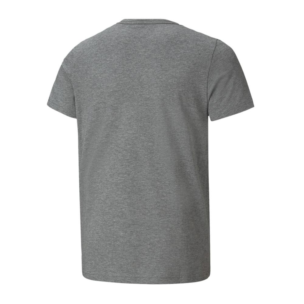 T-Shirt Gris Garçon Puma Essentials Logo vue 2