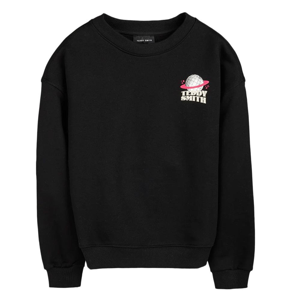 Sweat Noir Fille Teddy Smith Flow pas cher
