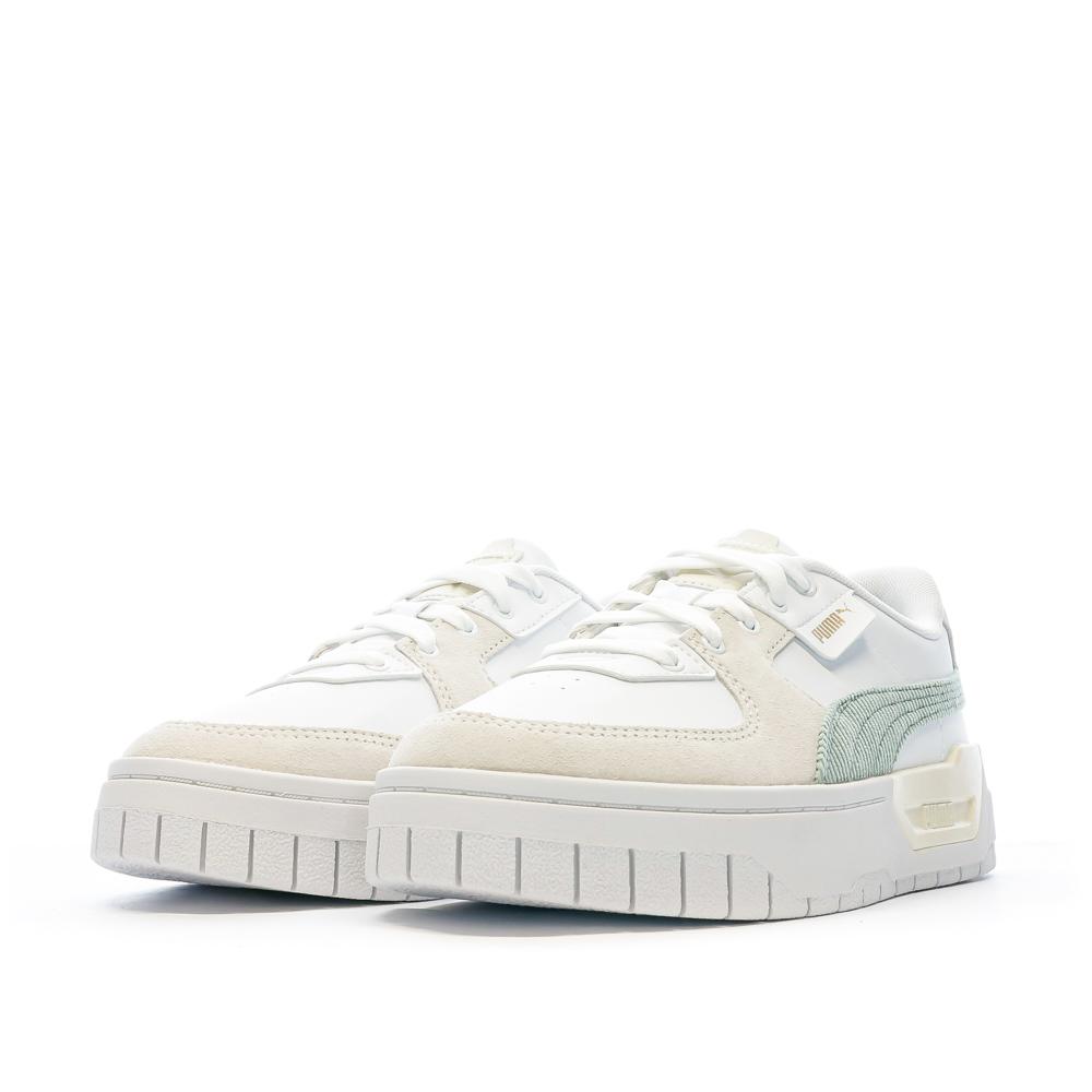 Baskets Blanche Femme Puma Cali Dream Corderoy vue 6