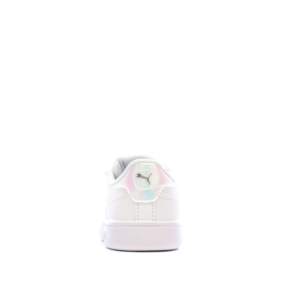 Zapatillas blancas para niña Puma Smash 3.0 HoloS ver 3