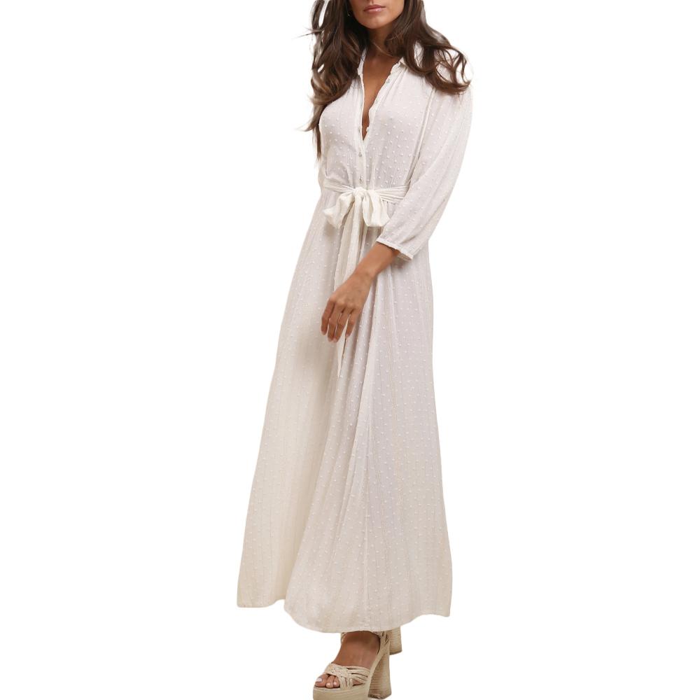 Robe Blanche Femme Goa Spéculos pas cher