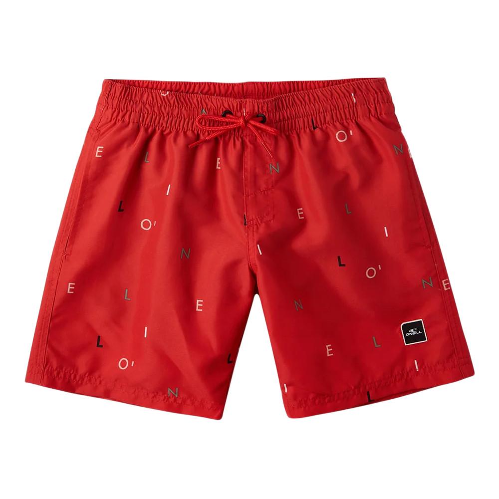 Short de bain Rouge Garçon O'Neill Cali Zoom pas cher