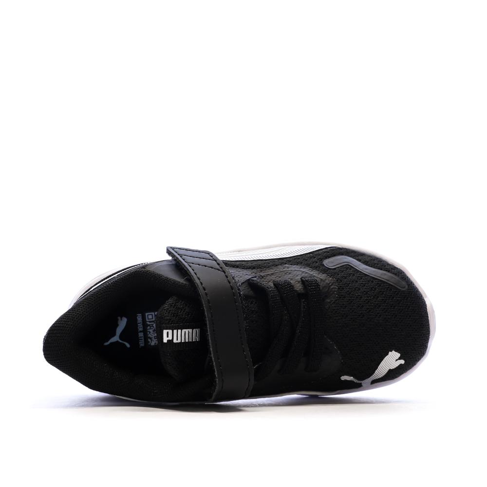 Baskets Noires/Blanches Garçon Puma Pounce vue 4