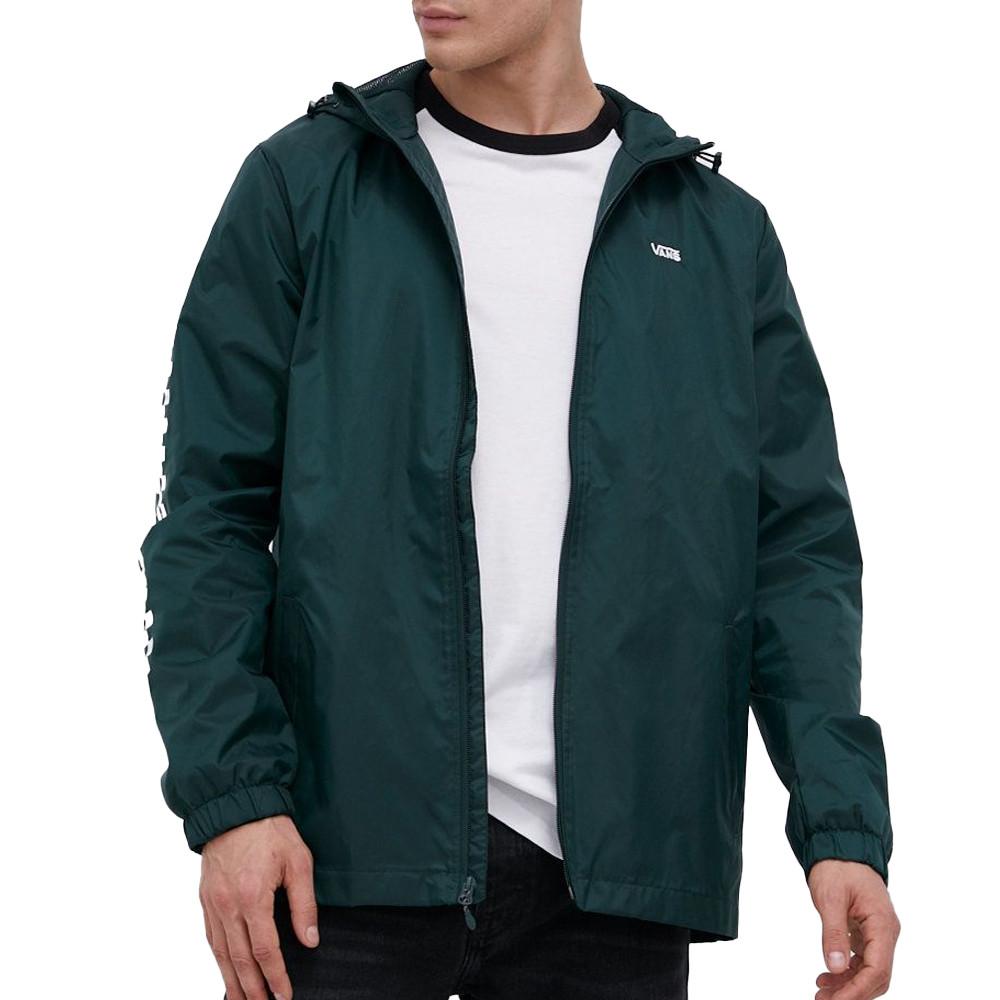 Veste Coupe Vent Verte Homme Vans Garnett pas cher