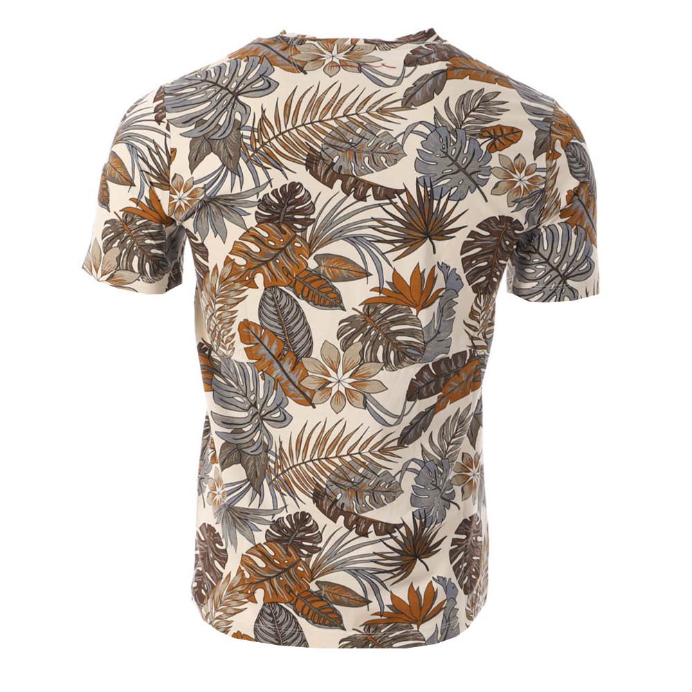 T-shirt Écru/Marron Homme Teddy Smith Antone vue 2