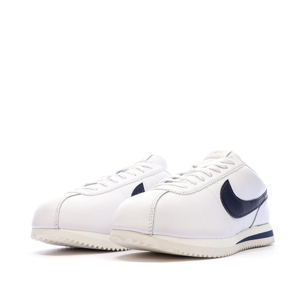 Cortez Oly Blanc/Marine Femme Nike vue 6