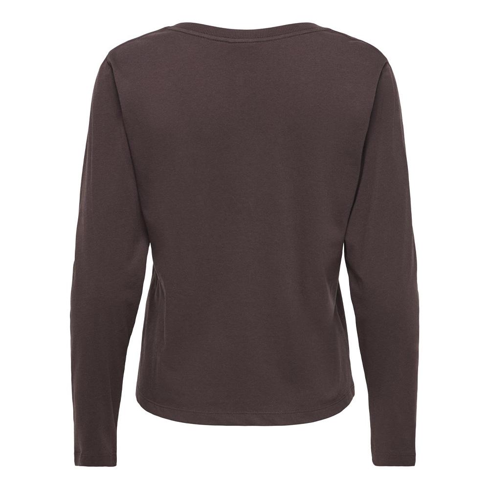 T-shirt Manches Longues Marron Femme JDY Rex vue 2