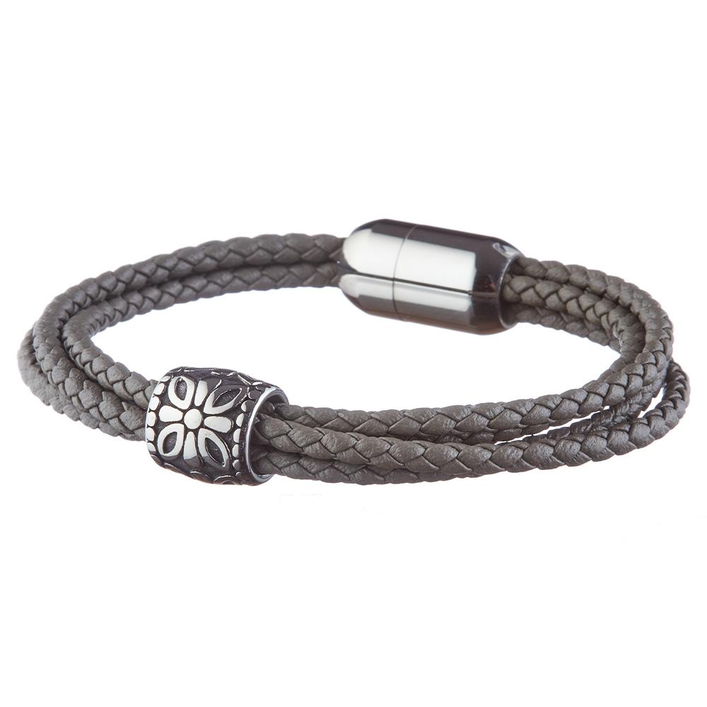 Bracelet Gris Homme Geographical Norway 315032 pas cher
