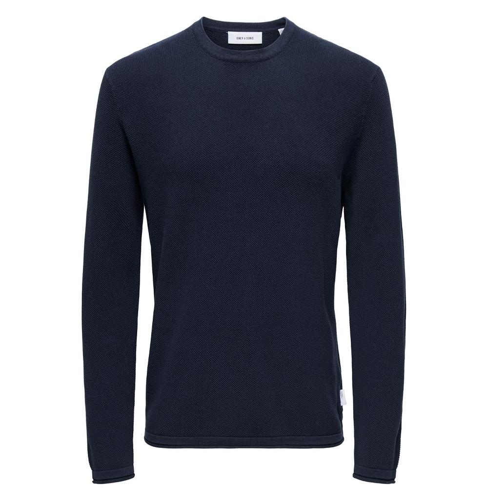 Pull Marine Homme Only & Sons Felix pas cher