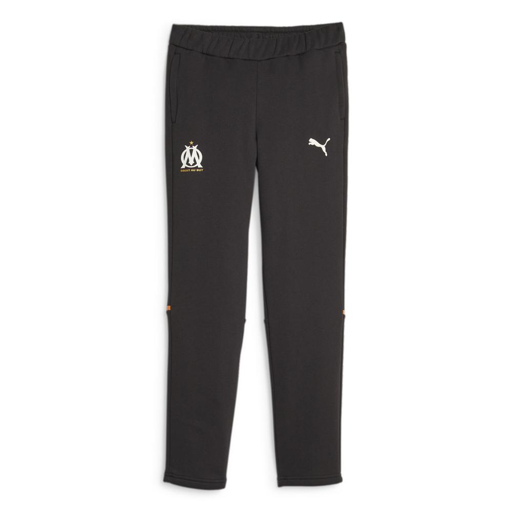 OM Pantalon de survêtement Noir Garçon Puma 23/24 pas cher