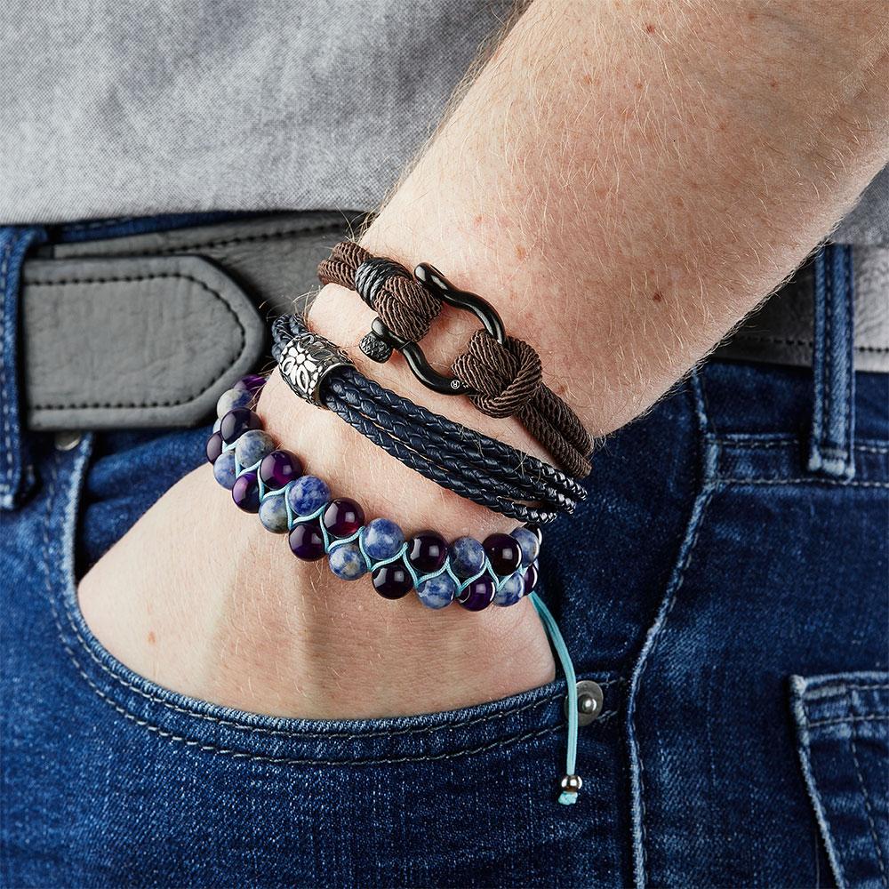 Bracelet Bleu Homme Geographical Norway 315077 vue 2