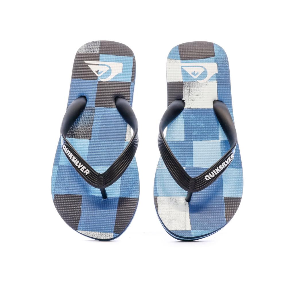 Tongs Bleu Garçon Quiksilver Molokaï vue 3