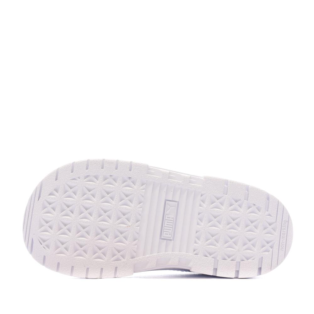 Baskets Blanches Fille Puma Mayze Shiny vue 5
