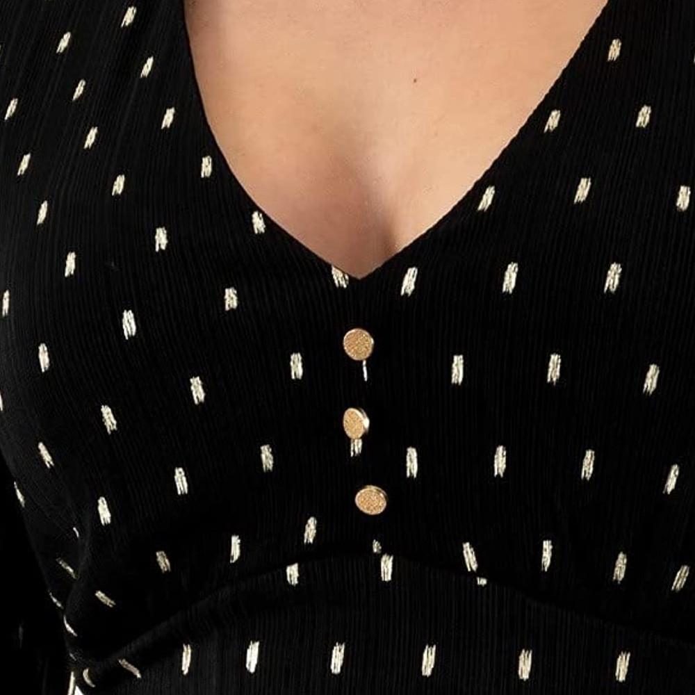 Blouse Noir Femme Morgan Tami vue 3