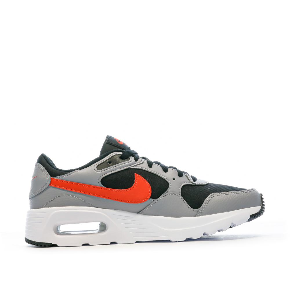 Baskets Grise/Noire/Rouge Homme Nike Air Max vue 2