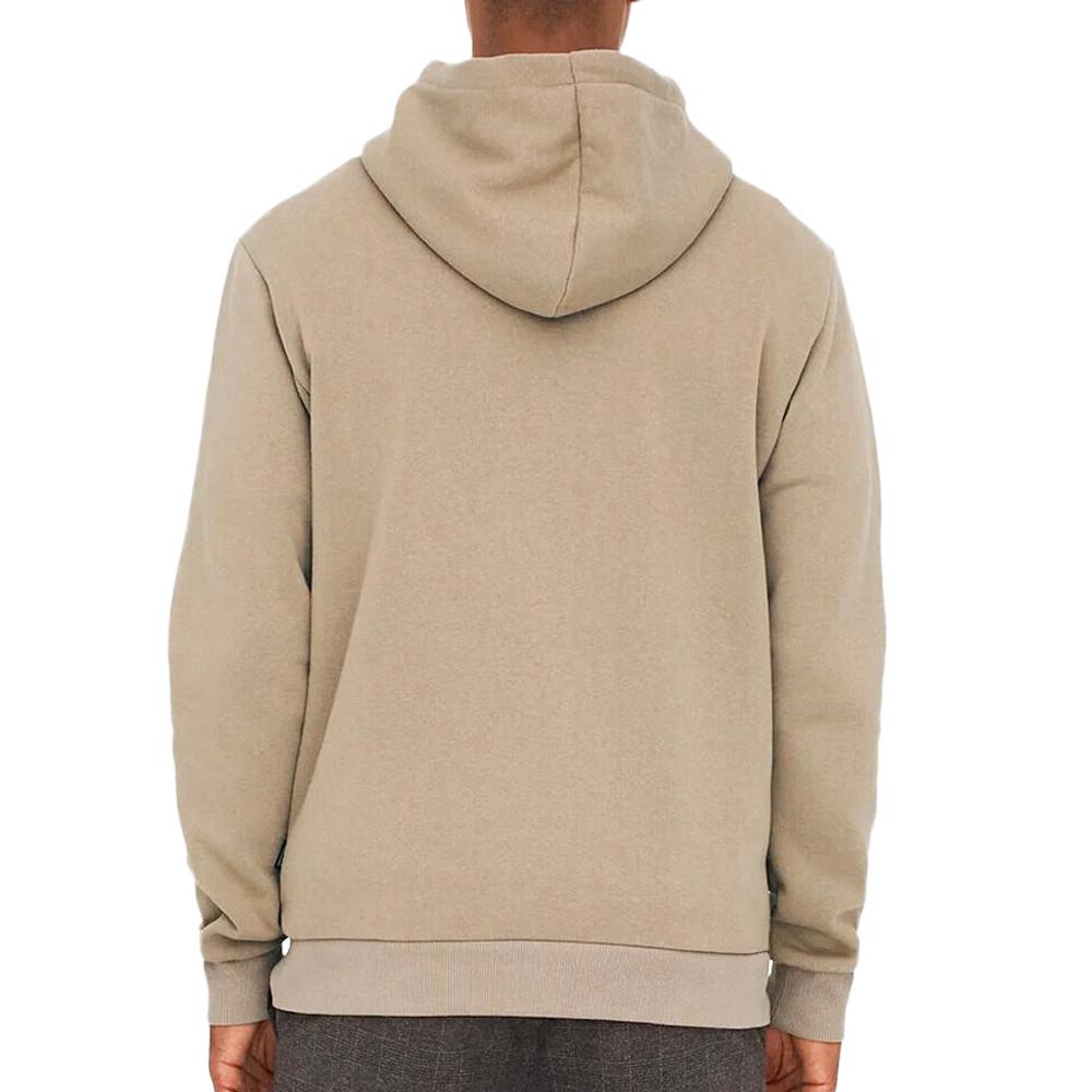 Sweat à Capuche Beige Homme Only & Sons Ceres vue 2