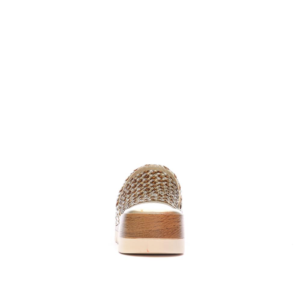 Claquettes Camel/Marron Femme XTI 143881 vue 3