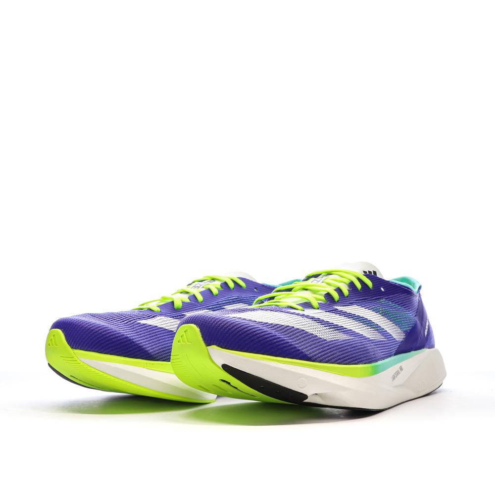 Baskets Bleu/Vertes Homme Adidas Adizero Takumi vue 6