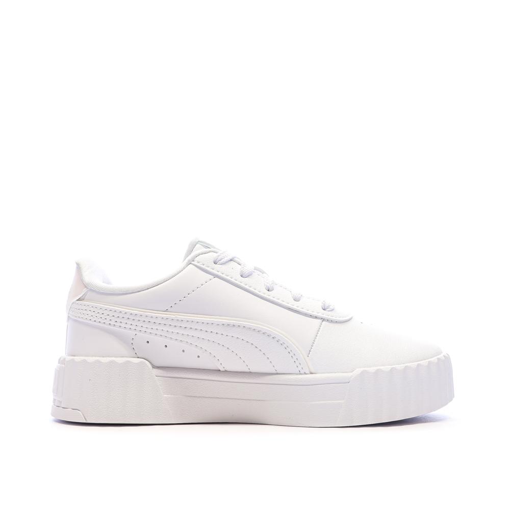 Baskets Blanches Garçon/Fille Puma Carina 3.0 vue 2