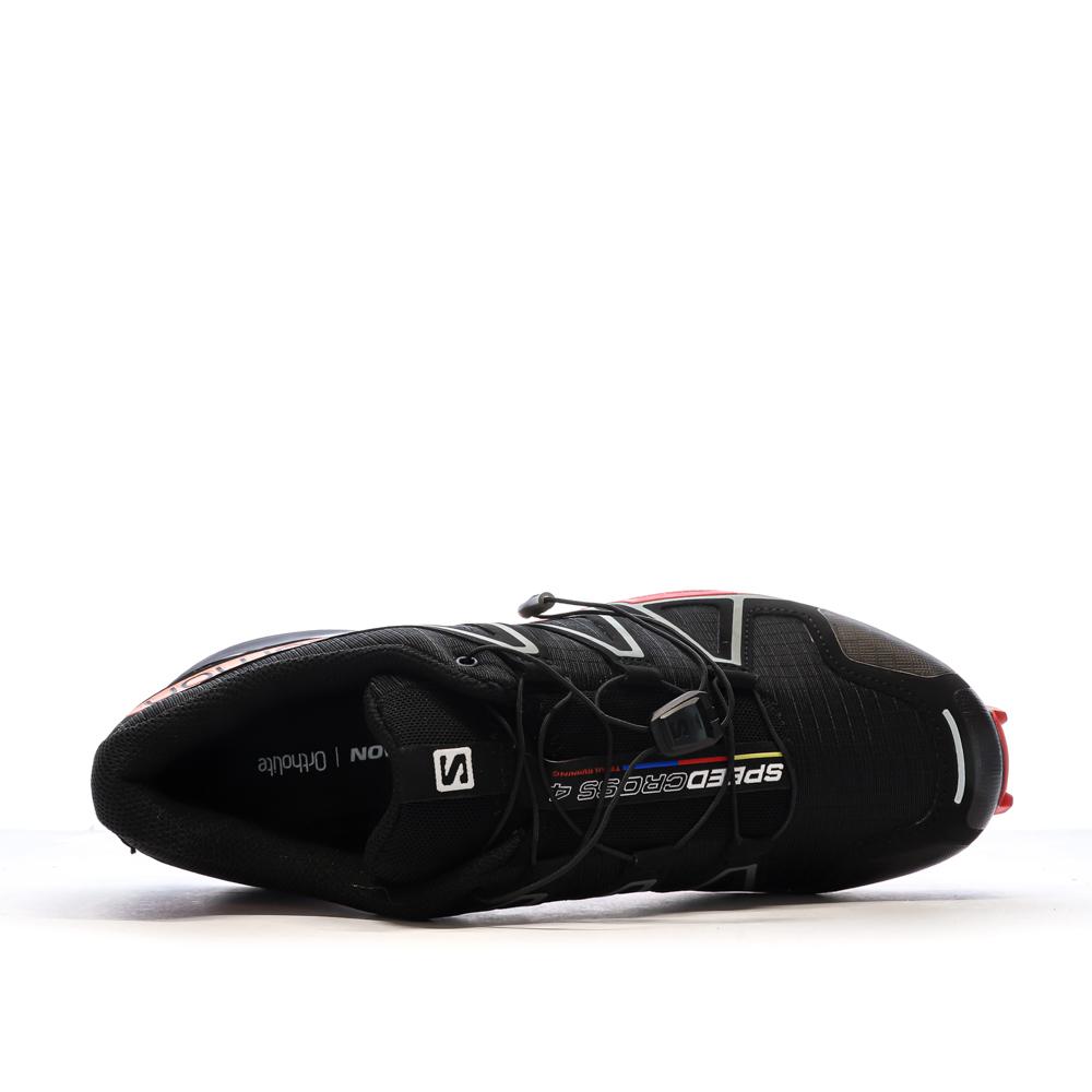 Chaussures de randonnées Noires/Rouges Homme Salomon Speedcross vue 4