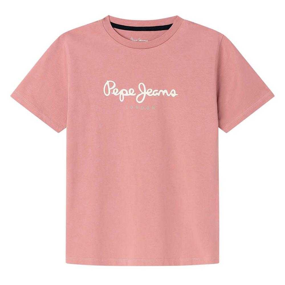 T-Shirt Rose Garçon Pepe jeans New Art pas cher