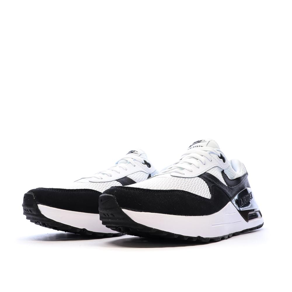 Baskets Blanc/Noir Homme Nike Air Max Systm vue 6