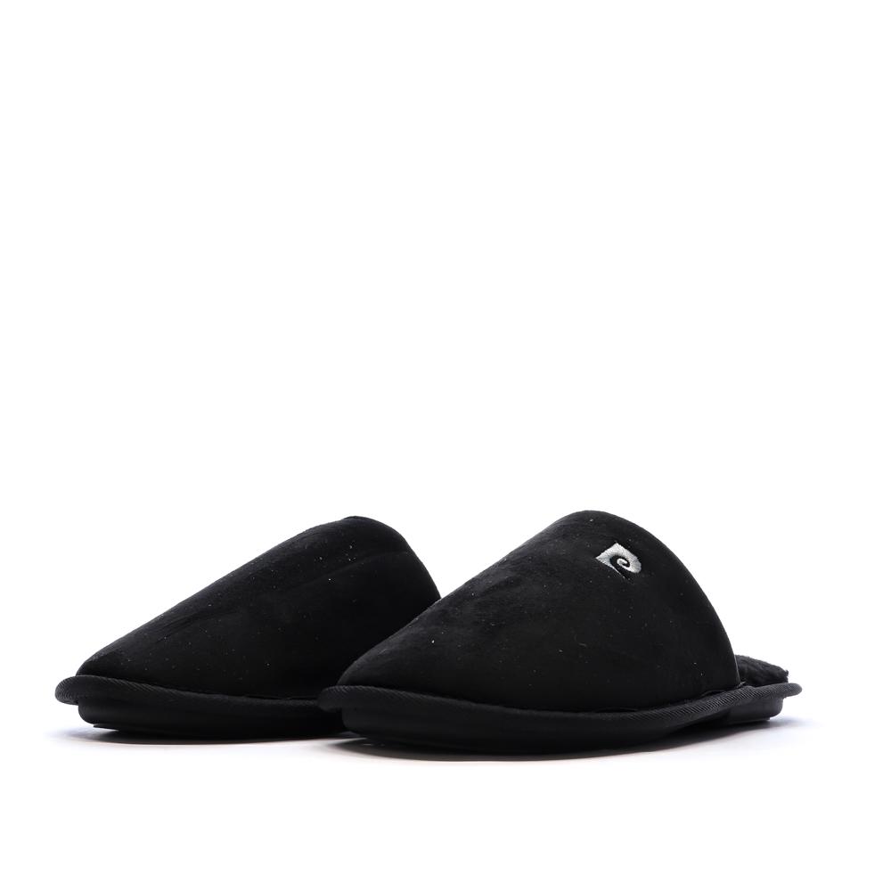 Chaussons Noir Homme Pierre Cardin Bouclettes vue 4