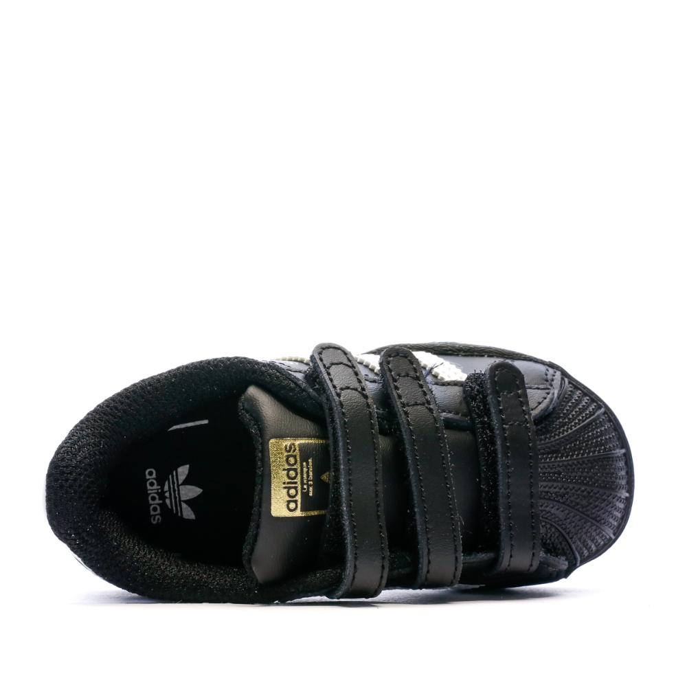 Superstar Baskets Noires Bébé Cf I vue 4