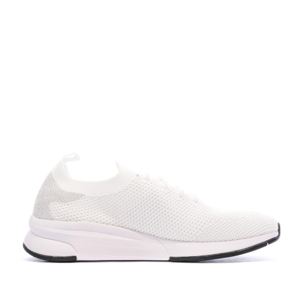 Baskets Blanche/Argent Femme TBS Calinee vue 2