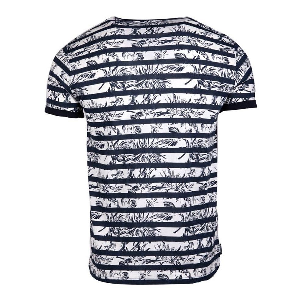 T-shirt Noir/Blanc Homme La Maison Blaggio Mauricio vue 2