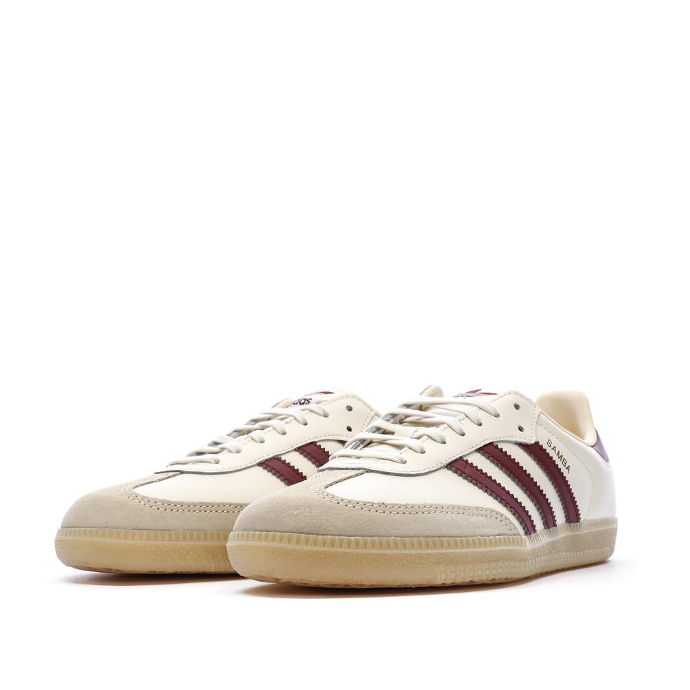 Adidas Samba Écru/Bordeaux Femme OG vue 6