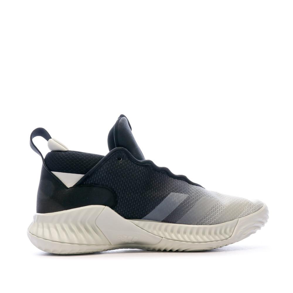 Baskets Noir/Blanc Homme Adidas Court Vision 3 vue 2