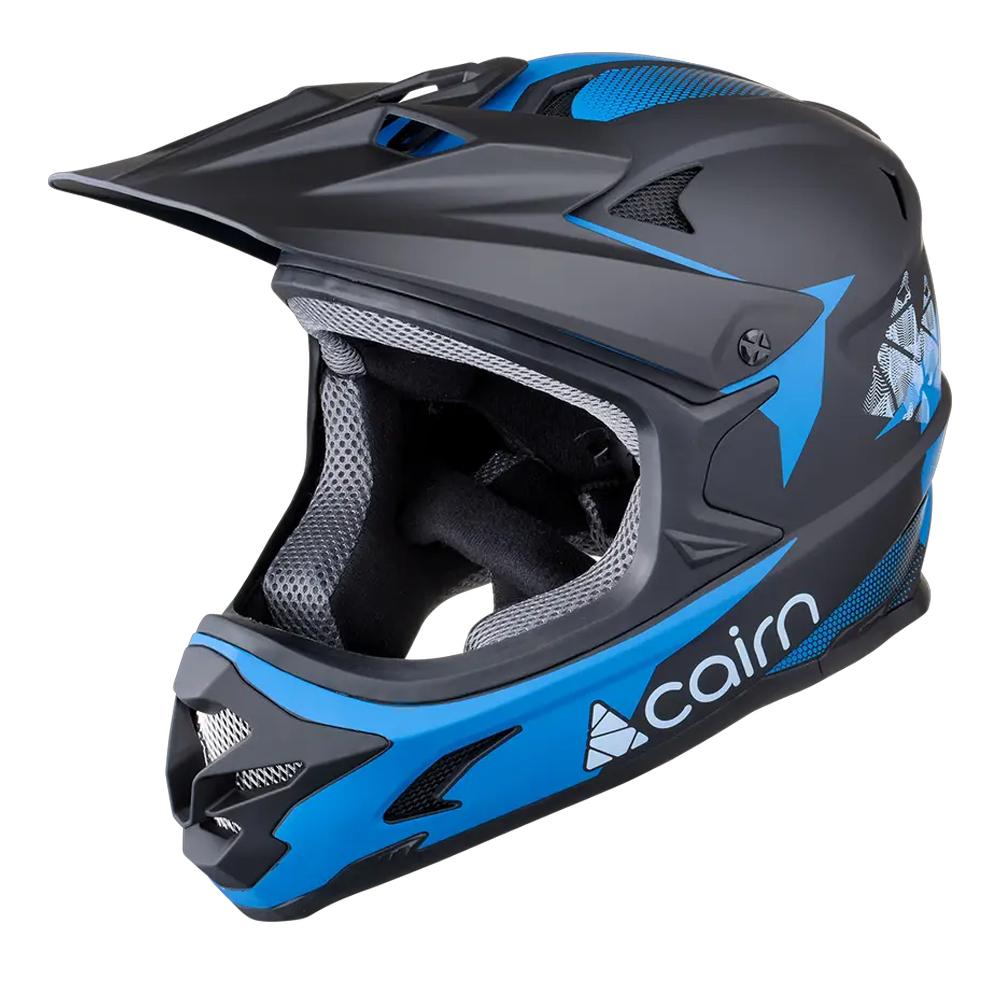 Casque intégral Noir/Bleu Adulte Cairn X Track pas cher
