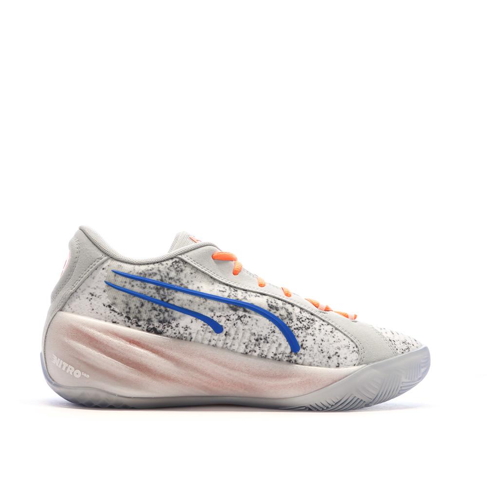 Chaussures de Basketball Grise Homme Puma All-pro Nitro Rj Barrett vue 2