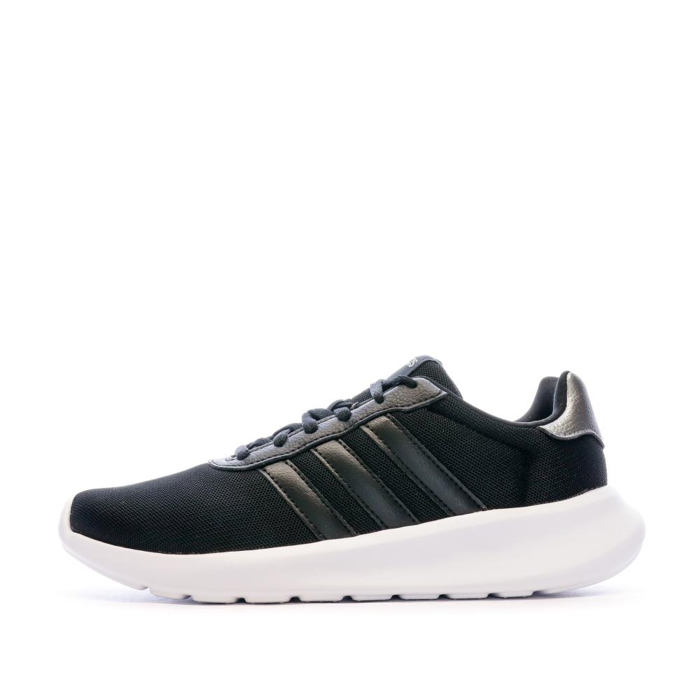 Chaussures de sport Noires Femme Adidas Lite Racer 3.0