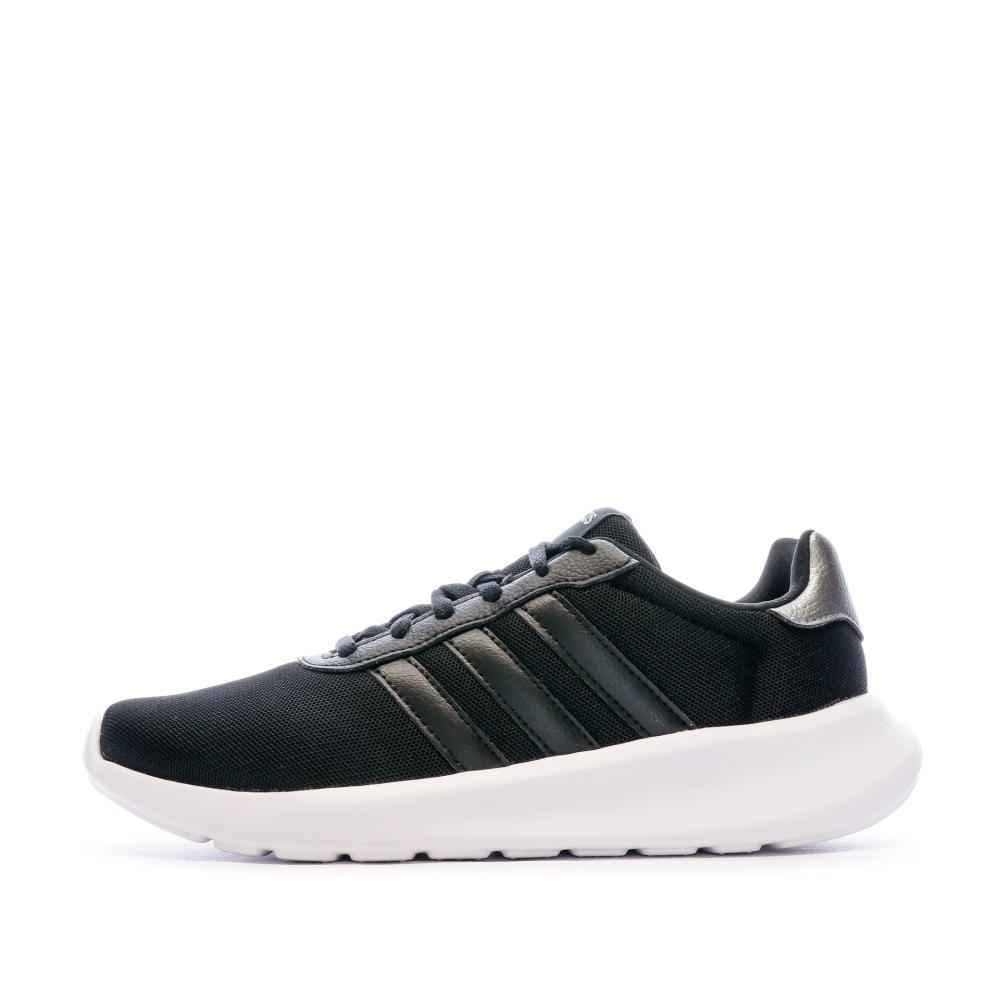 Chaussures de sport Noires Femme Adidas Lite Racer 3.0 pas cher