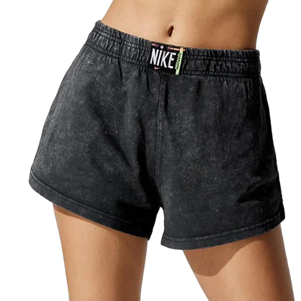 Short Anthracite Femme Nike Wash pas cher