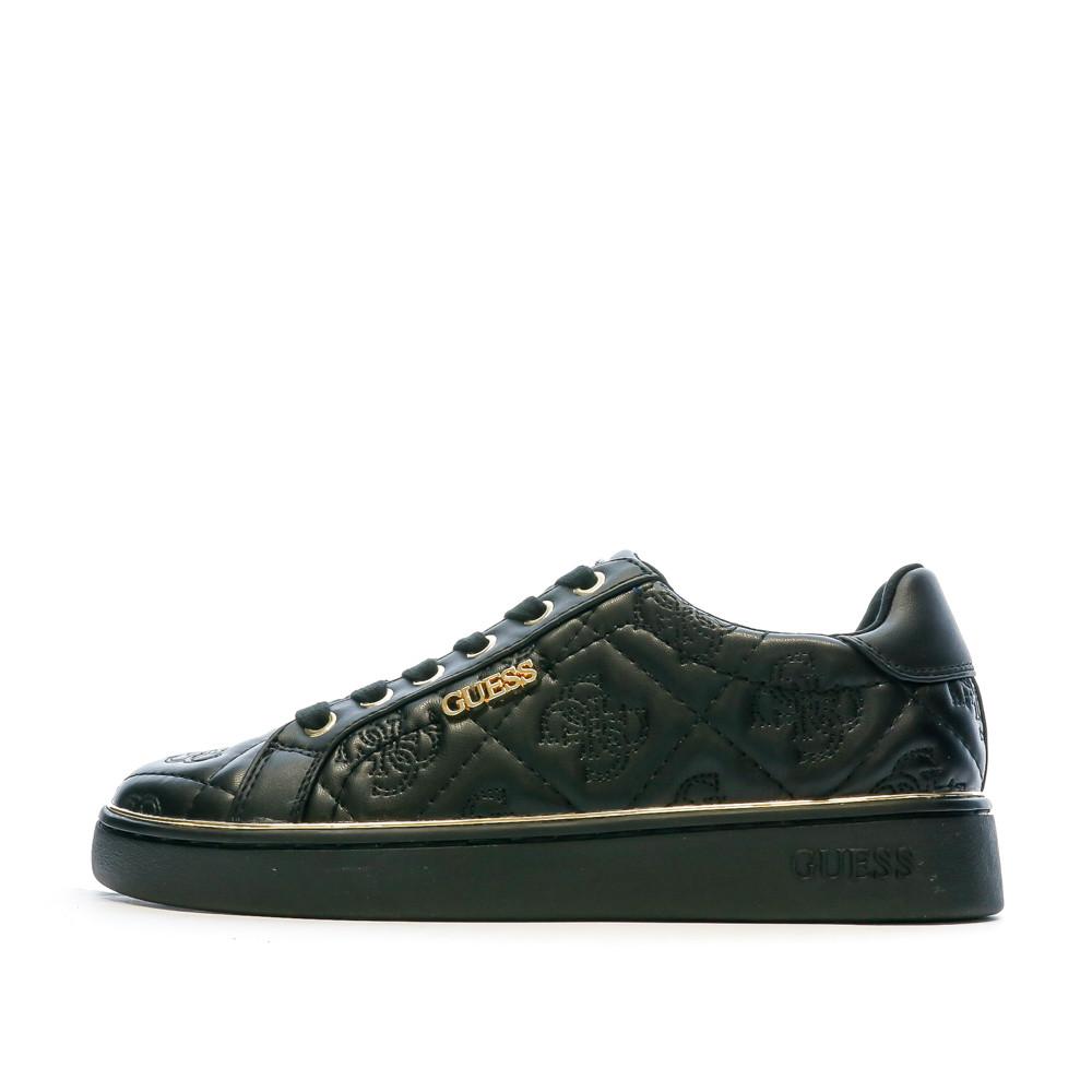Baskets Noir Femme Guess Beckie pas cher