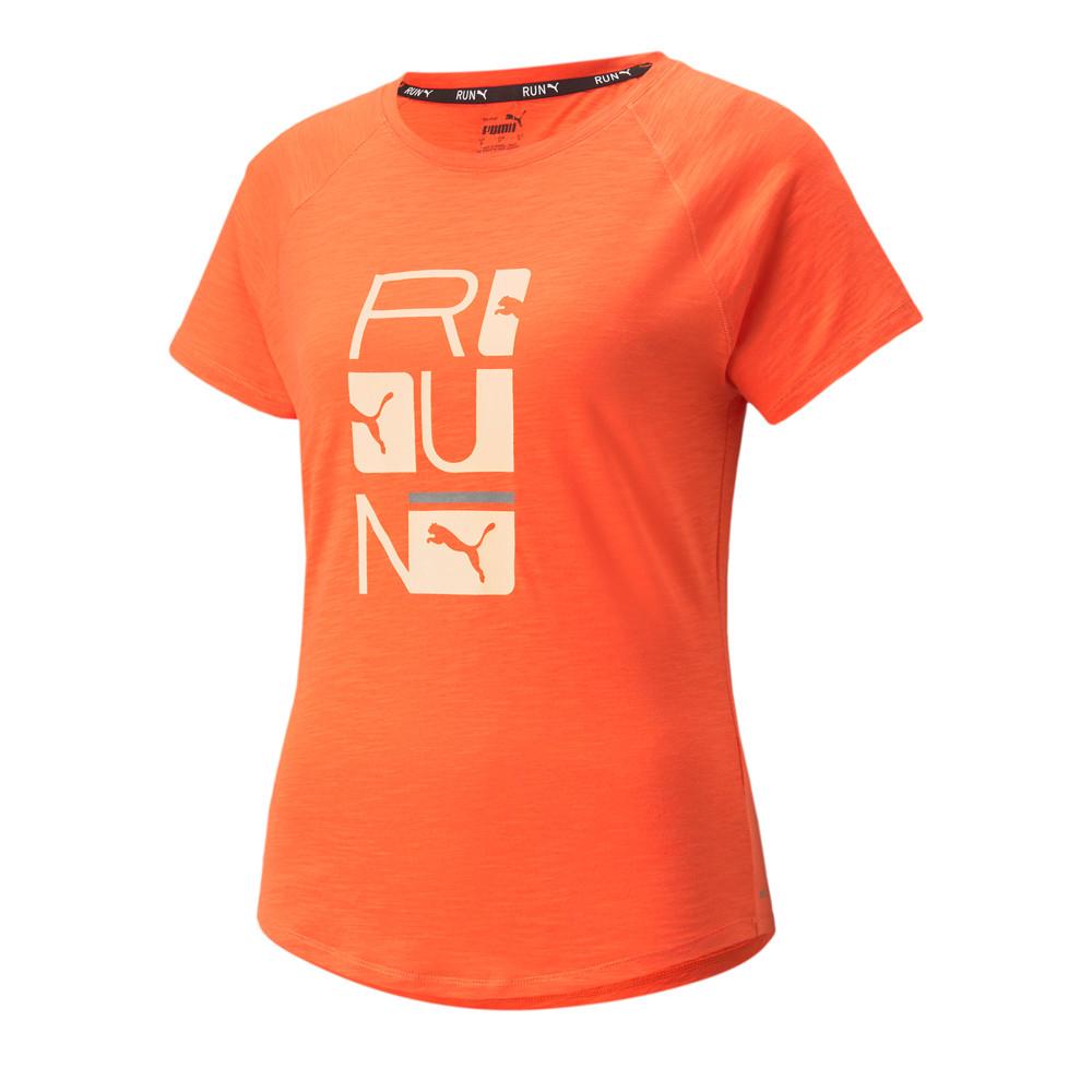 Maillot de sport Orange Femme Puma Run 5k pas cher