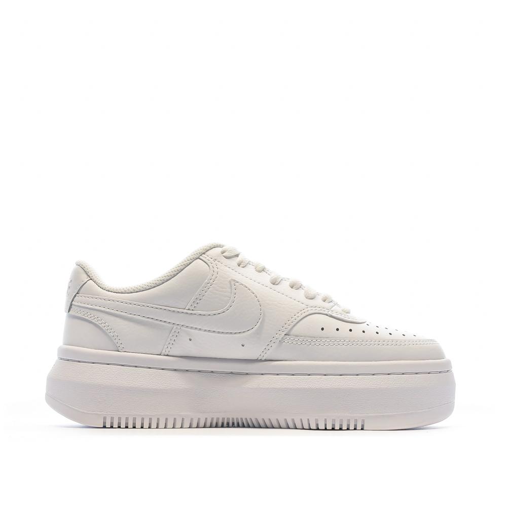 Baskets Blanches Femme Nike Court Vision Alta vue 2