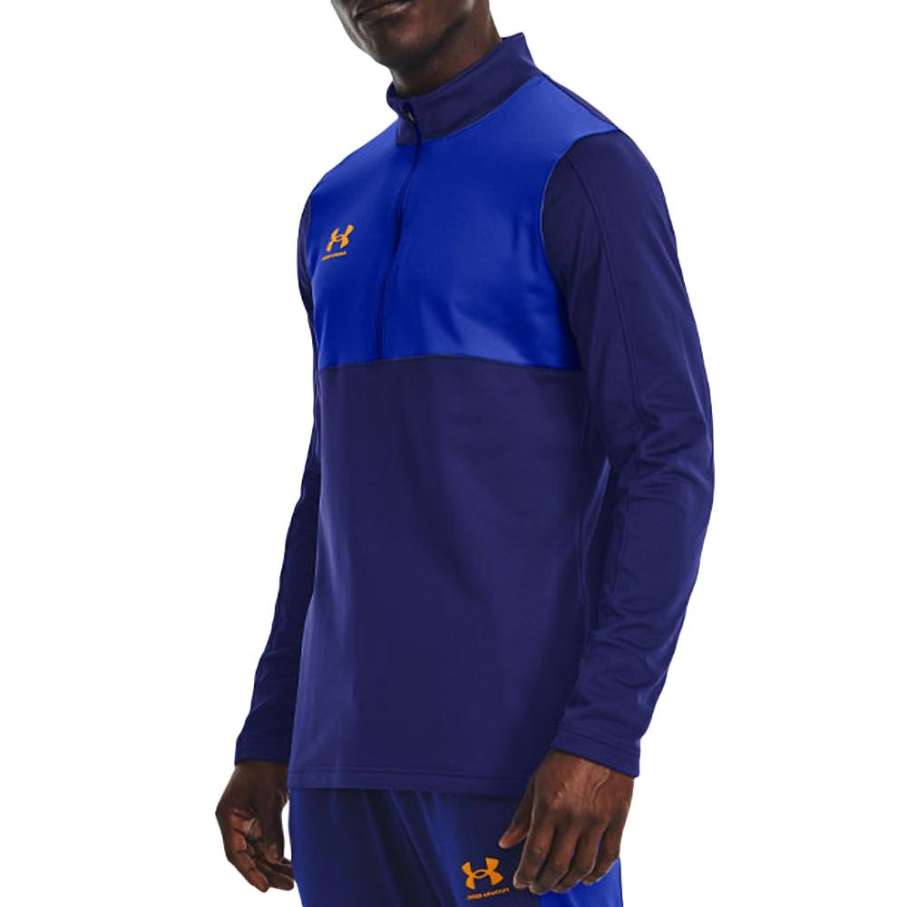 Sweat Marine/Bleu Homme Under Armour Challenger Midlayer pas cher